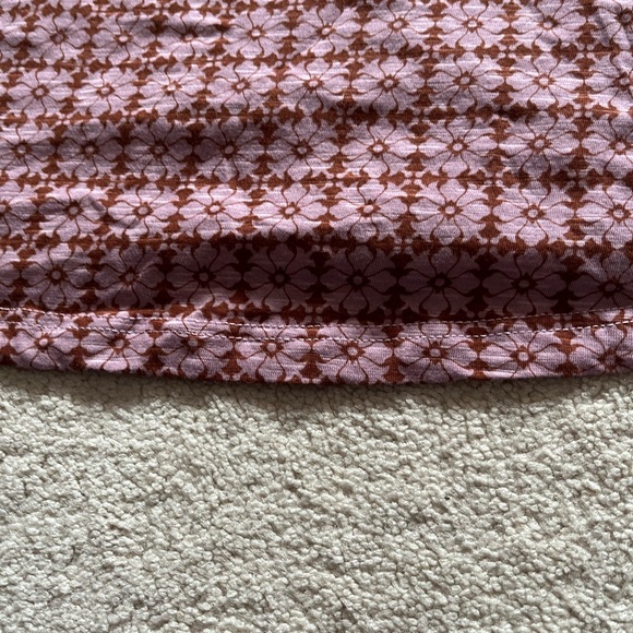 NEXT, size 10 UK, pink/magenta t-shirt with light brown pattern - Picture 7 of 7